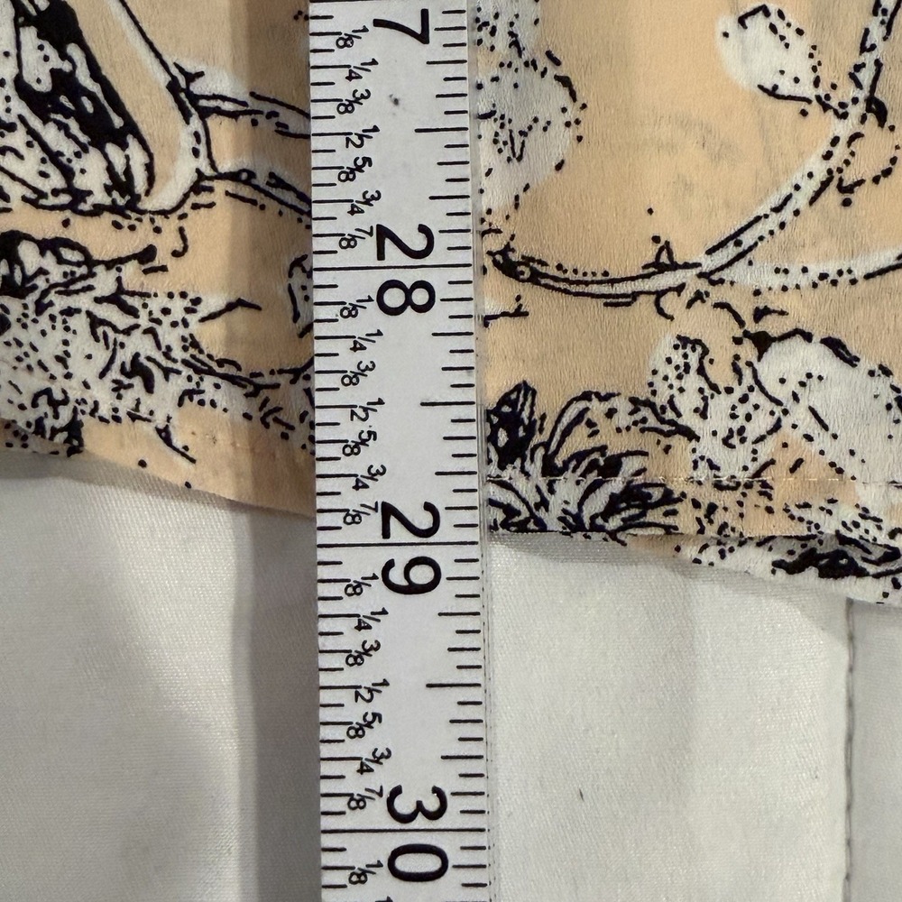 Daniel Rainn Cream Floral Tie-Neck Blouse - Picture 10 of 16